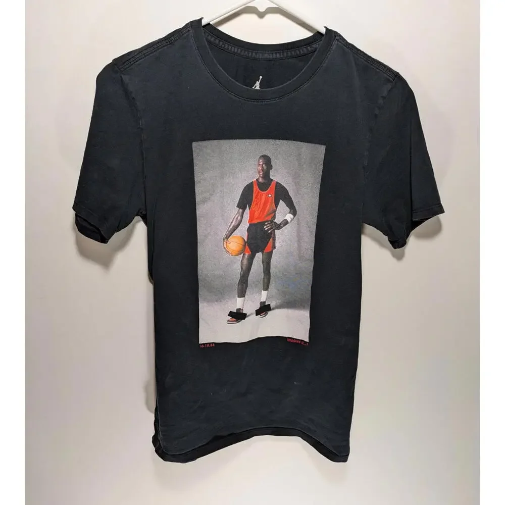 Vintage Nike Banned Michael‎ Jordan Jumpman Imagine If Didn’t Sign Shirt Size S